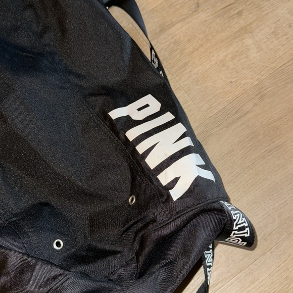 PINK Victoria's Secret Black Duffel Bag - Picture 5 of 7
